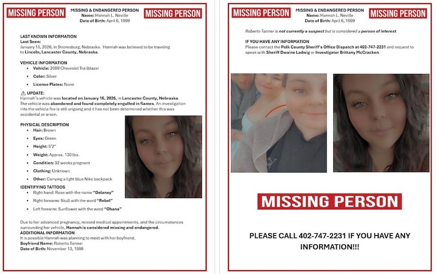 Missing Pregnant Woman Hannah Neville (26) — What’s Confirmed So Far